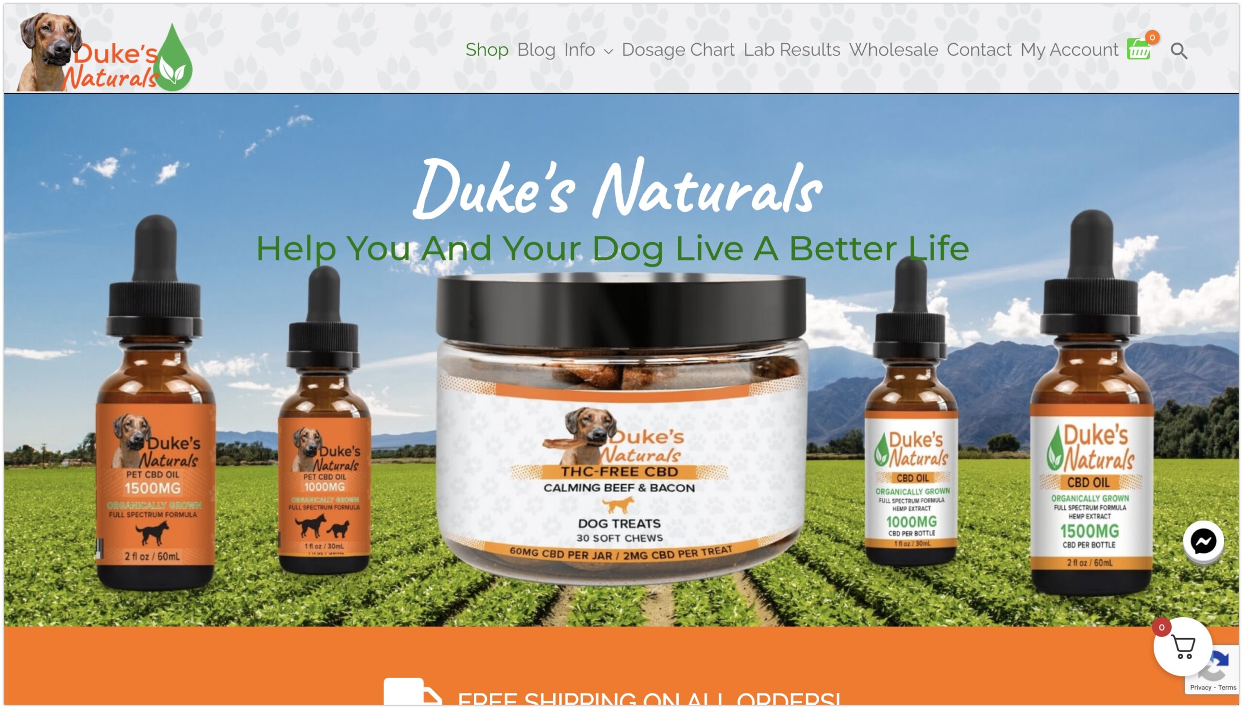 Duke's Naturals Premium CBD for Dogs, Cats, & Humans. US Grown Hemp 2023-03-22 08-31-09